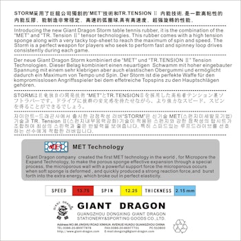 Giant Dragon - Storm National Team