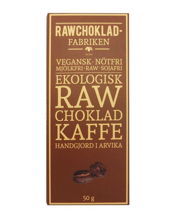 Rawchokladfabriken - Ekologisk rawchoklad 73% - Kaffe