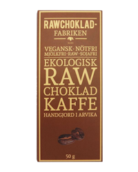 Rawchokladfabriken - Ekologisk rawchoklad 73% - Kaffe