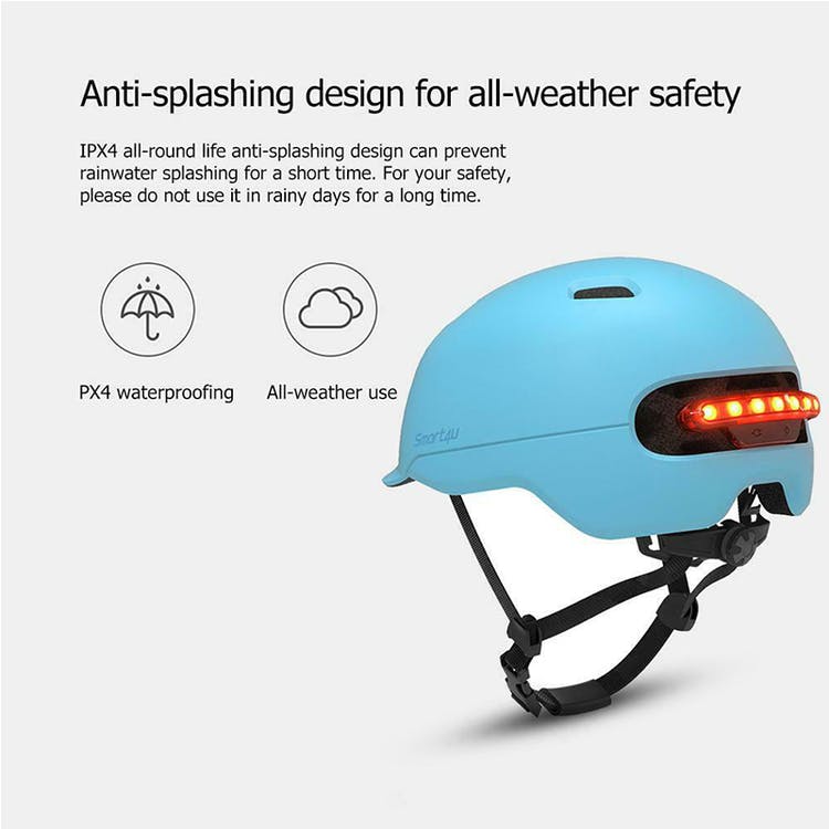 Helmet with tail light