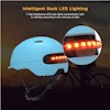 Helmet with tail light