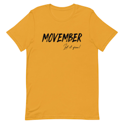 Unisex T-Skjorte - MOVEMBER V2 ''Let it Grow!''