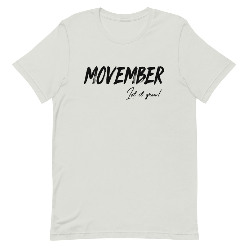 Unisex T-Skjorte - MOVEMBER V2 ''Let it Grow!''