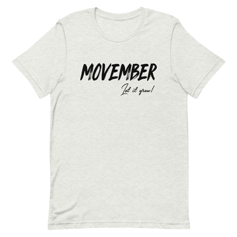 Unisex T-Skjorte - MOVEMBER V2 ''Let it Grow!''