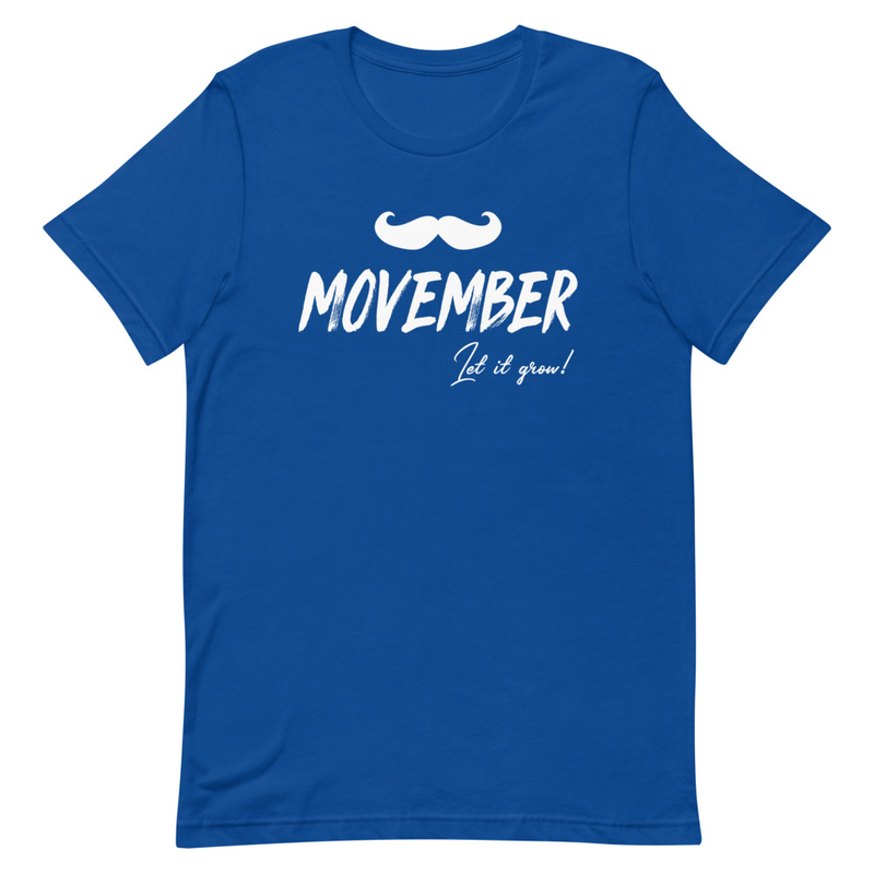 Unisex T-Skjorte MOVEMBER ''Let It Grow!"