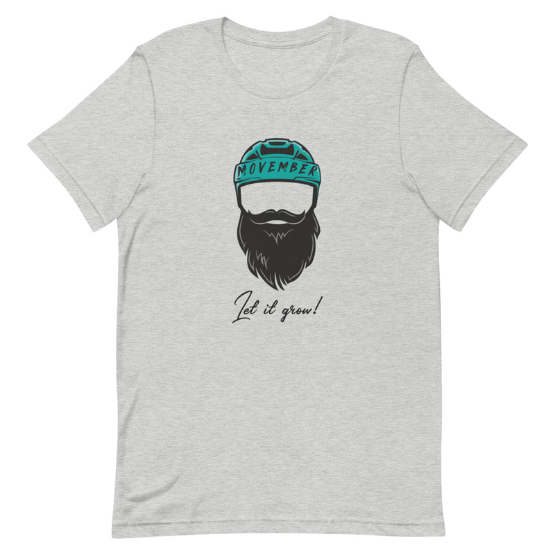 Unisex T-Skjorte - MOVEMBER LET IT GROW!