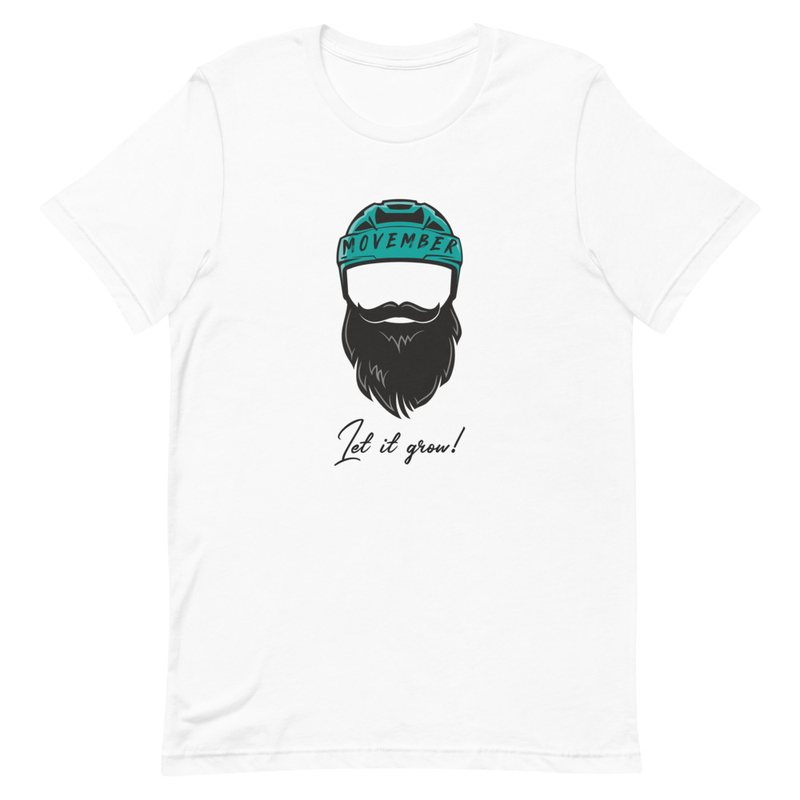 Unisex T-Skjorte - MOVEMBER LET IT GROW!