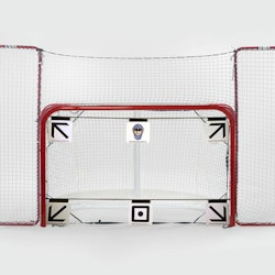 Hockeymål Med Backstop + Pro Shooting Targets