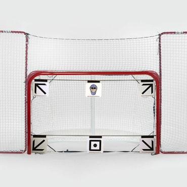 Hockeymål Med Backstop + Pro Shooting Targets