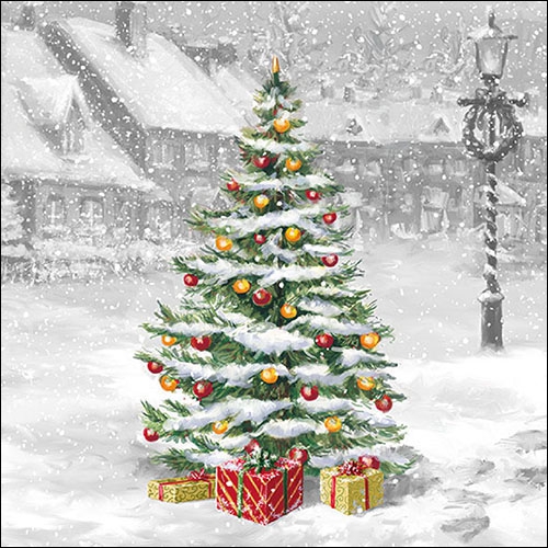Julservett från Ambiente - "Julgran på torget"