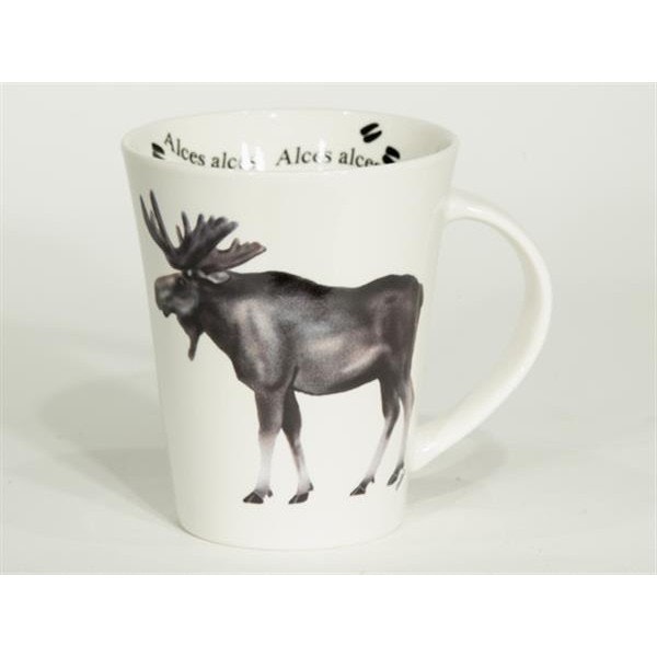 Vilda djur - Mugg med älgmotiv - Svensk originaldesign, II-sort