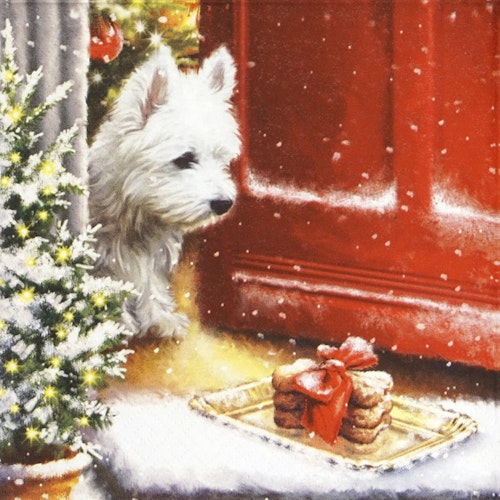 Julservett "Hundgodis för Westie"