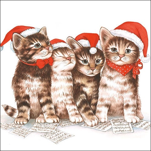 Julservett från Ambiente - *Sjungande katter*
