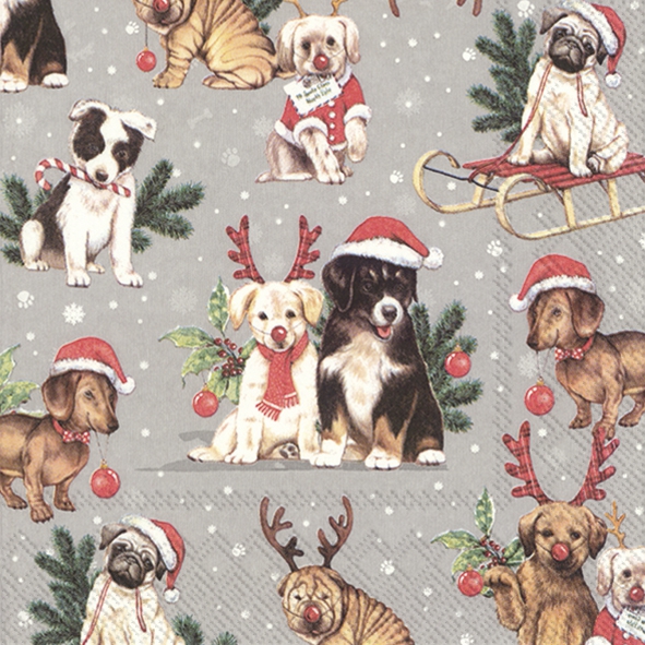 Julservett från ihr - "Hundarnas julfirande"