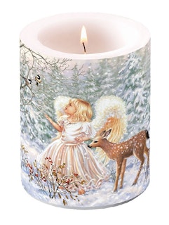 Dekorljus, stort *Vinterängel* från Ambiente - *Winter angel*