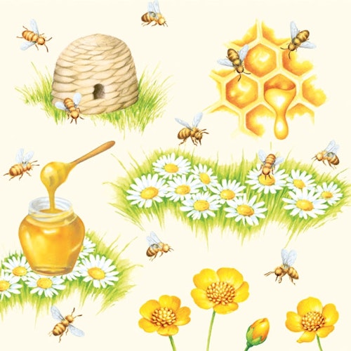 Servett från Ambiente - *Bin* - *Bees*