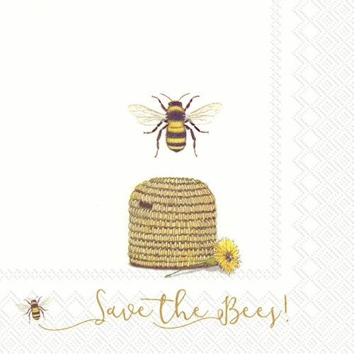 Servett från ihr - *Rädda våra bin" - *Save the Bees!*