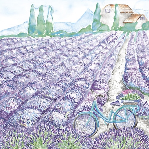 Servett från Daisy - *Lavendel Utsikt* - *Lavender View*