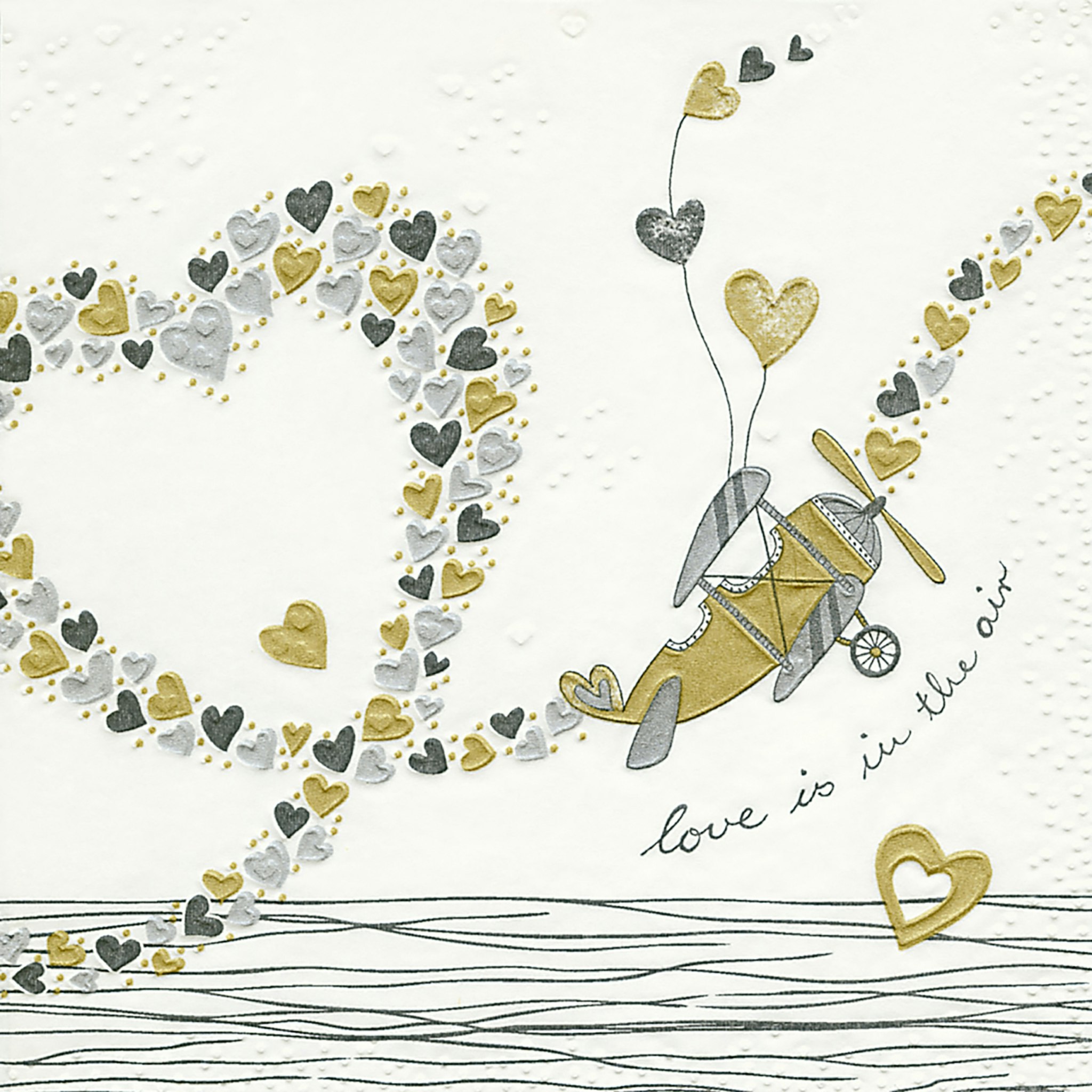 Servett från Paper-Design - *Love is in the air*
