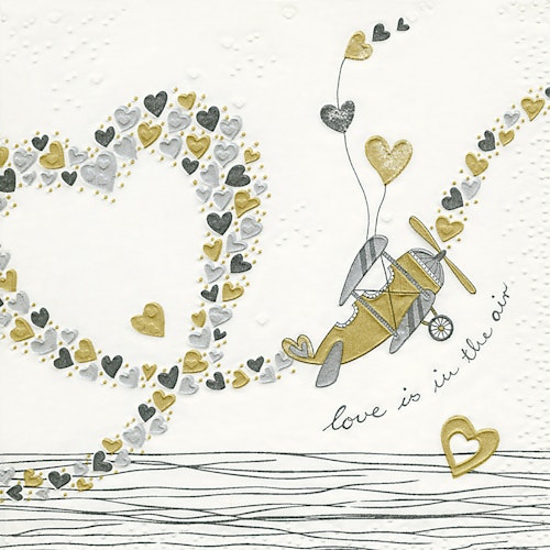 Servett från Paper-Design - *Love is in the air*
