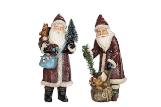 Tomte med julklappar - 2 olika utföranden