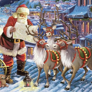 Julservett från Inicio - *Tomten och hans renar* - Santa and Reindeer