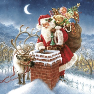 Julservett från Inicio - *Tomten i skorstenen* * Santa Claus & Chimney