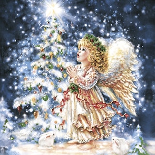 Julservett från Inicio - *Julängel & Stjärnor* - Xmas angel & stars