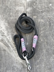 Dog Leash med Läderhandtag