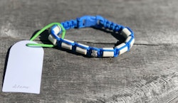 21 cm fästingarmband GreeceBlue