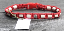 36 cm fästinghalsband ScarletRed