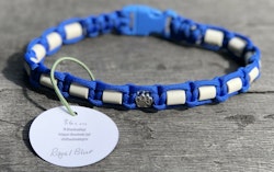 36 cm fästinghalsband RoyalBlue