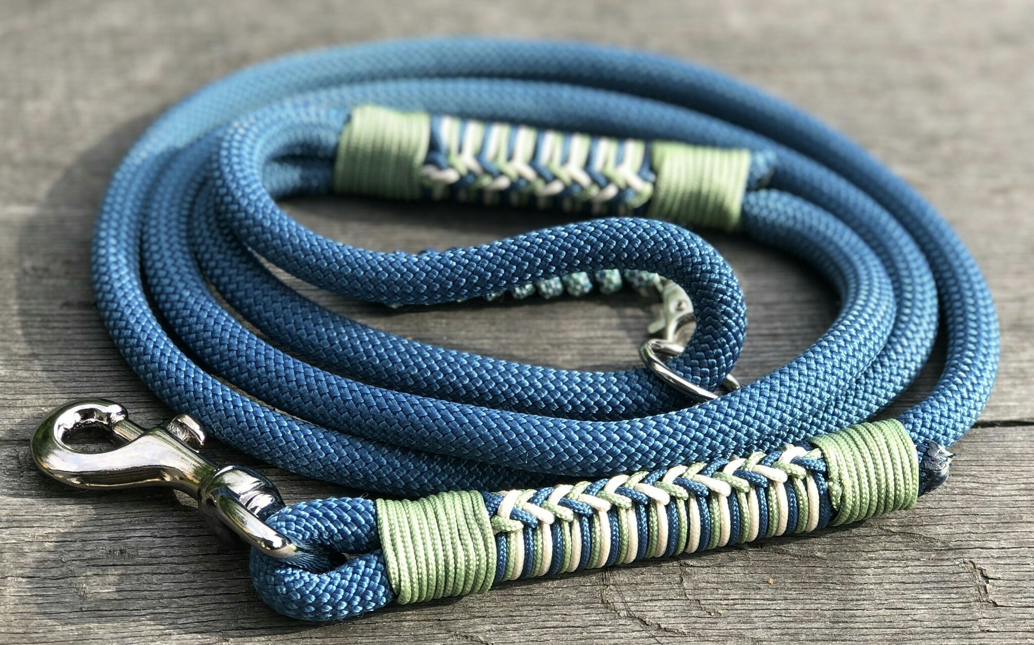 160 cm Dog Leash Rope koppel Petrol Blue