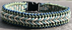 Halsband 43 cm med Tropical Ocean säkerhetslås i plast