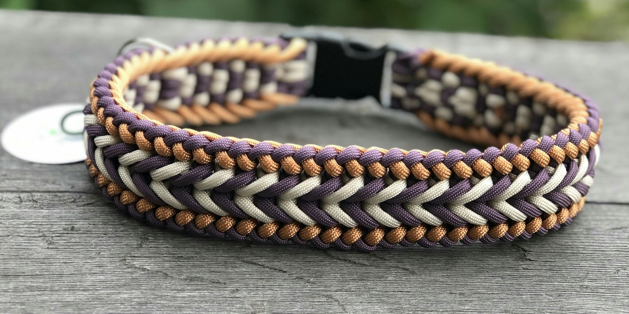 Halsband 50 cm Marvelous Mauve med säkerhetslås