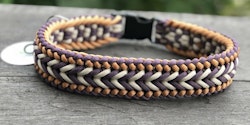 Halsband 50 cm Marvelous Mauve med säkerhetslås