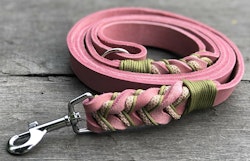 179 cm koppel i läder Pastel Pink