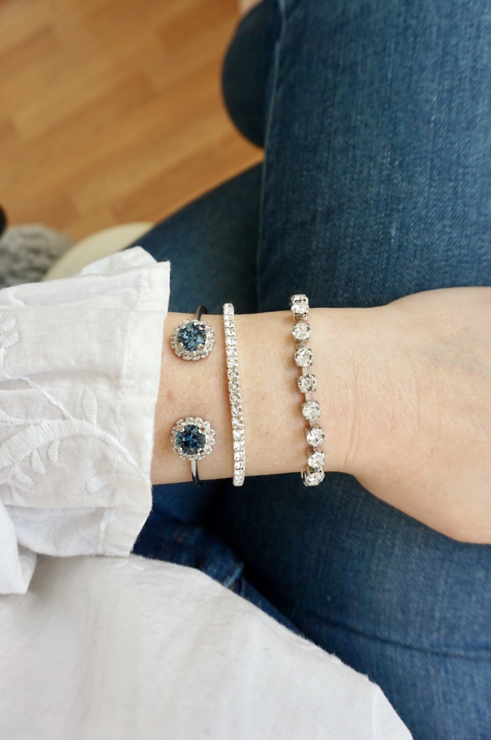 Zerlina armbånd i gull, rosegull eller rhodium