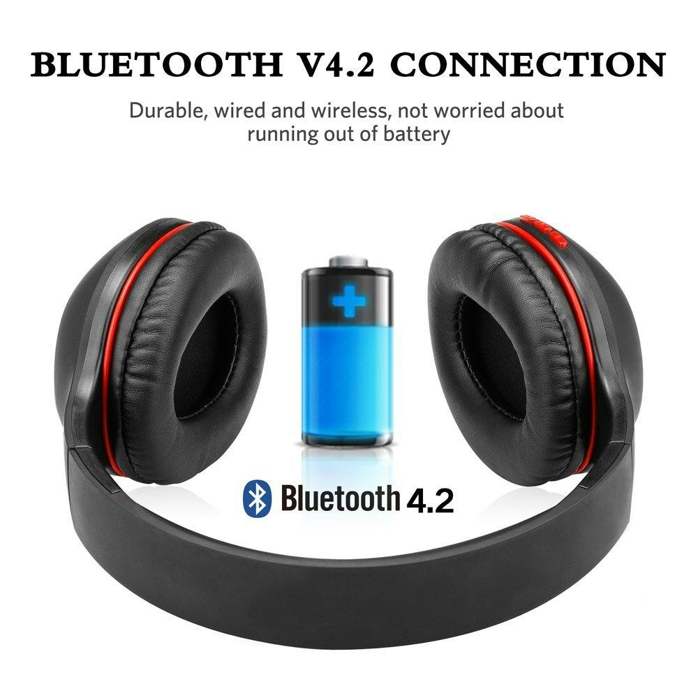 AUSDOM M09 Bluetooth 4.2 med minneskortsplats