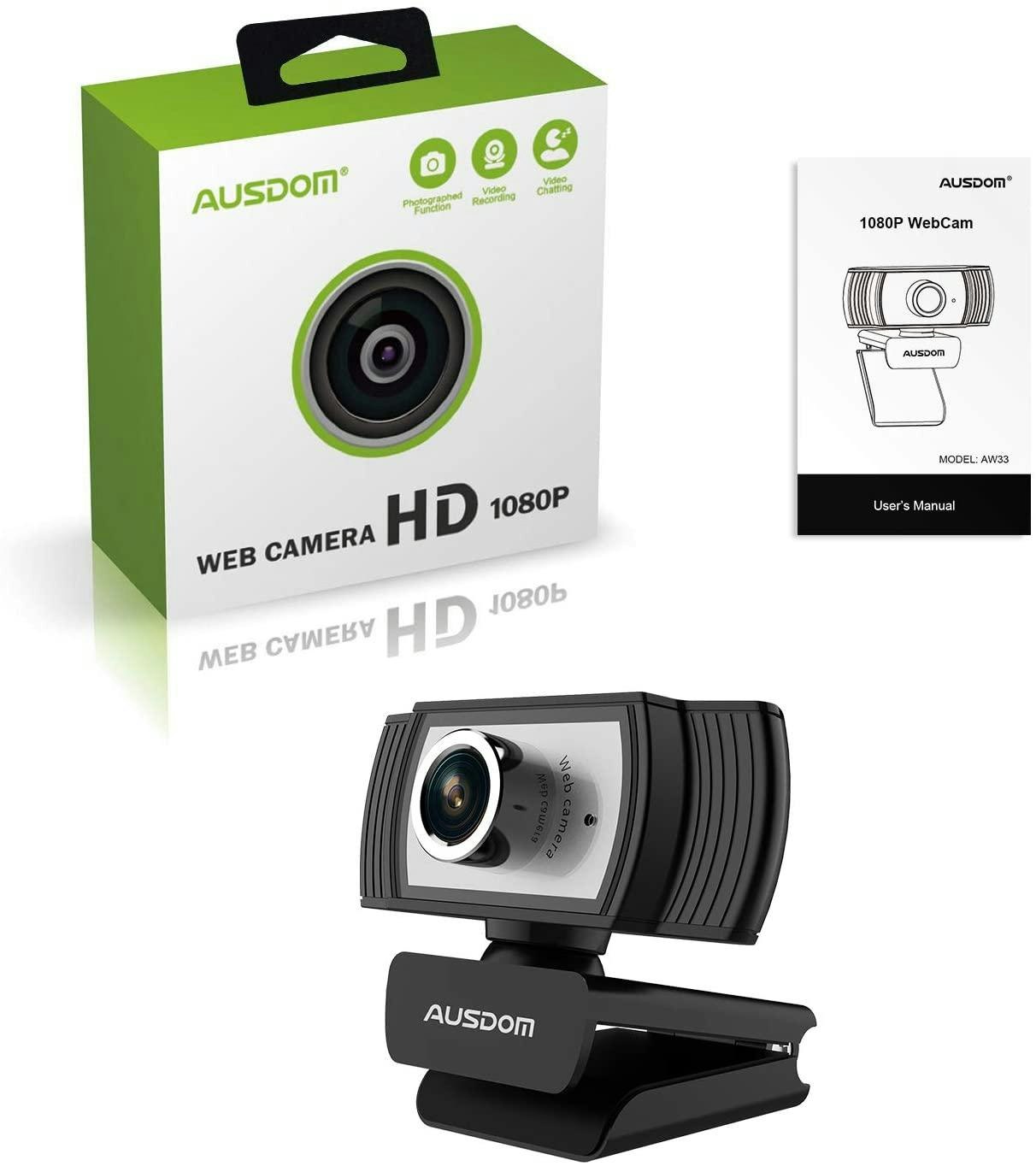 AUSDOM AW33 1080P Streaming Webcam