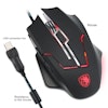 Sades Q7 USB Optisk Gamingmus Med LED, 7 Knappar