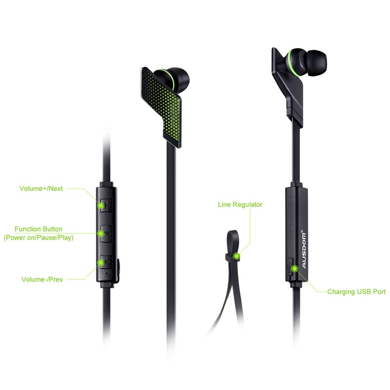 Ausdom Jogto Bluetooth 4.1Sport hörlurar