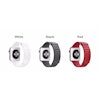 För Apple Watch 42mm Loop magnetlåsspänne PU läder armband Vit