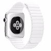 För Apple Watch 38/40mm Loop magnetlåsspänne PU läder armband Brun