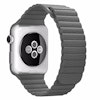 För Apple Watch 38/40mm Loop magnetlåsspänne PU läder armband Brun