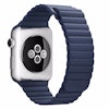 För Apple Watch 38/40mm Loop magnetlåsspänne PU läder armband