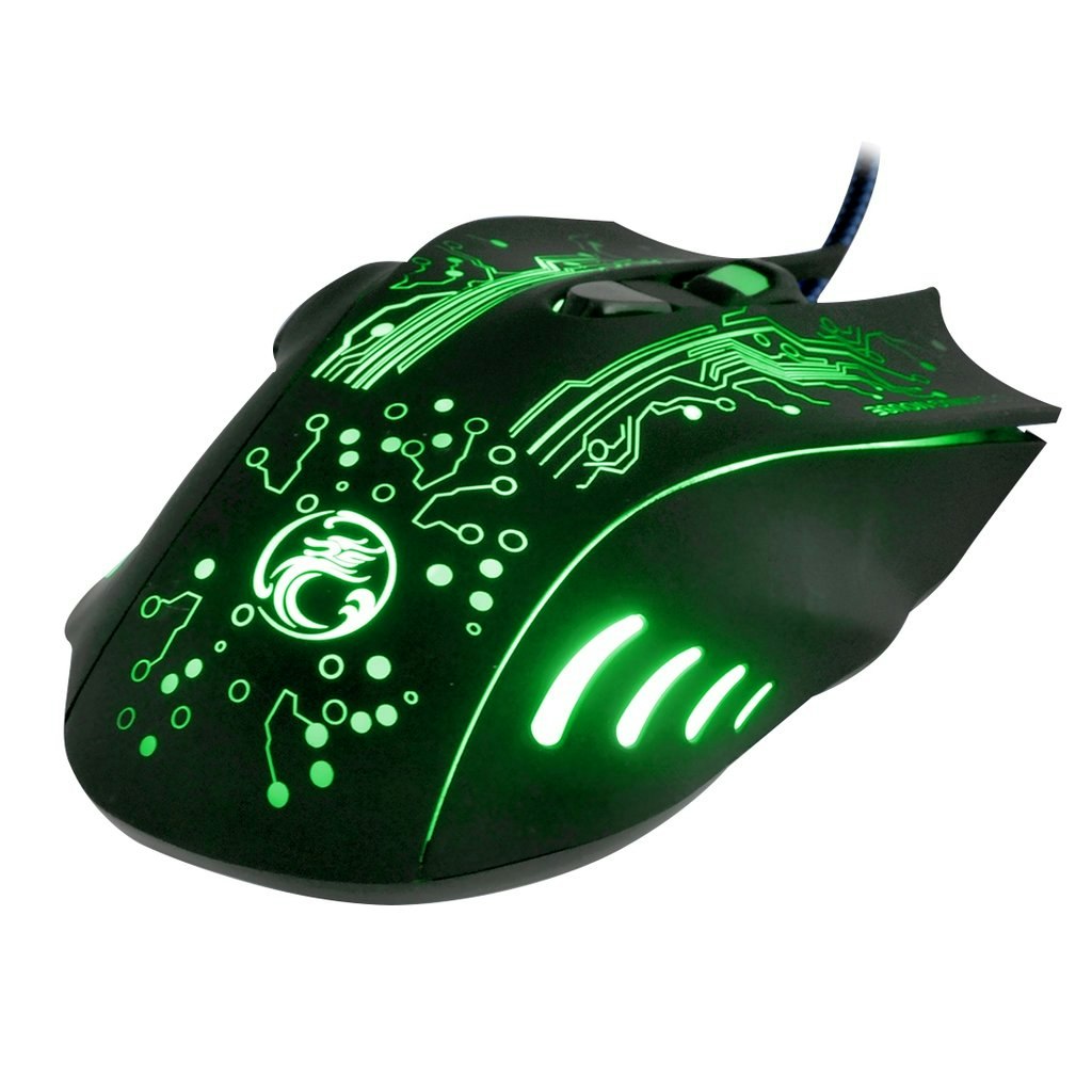 Estone X9 USB 6 Knappar 5000 DPI  LED Optical Gaming Mus