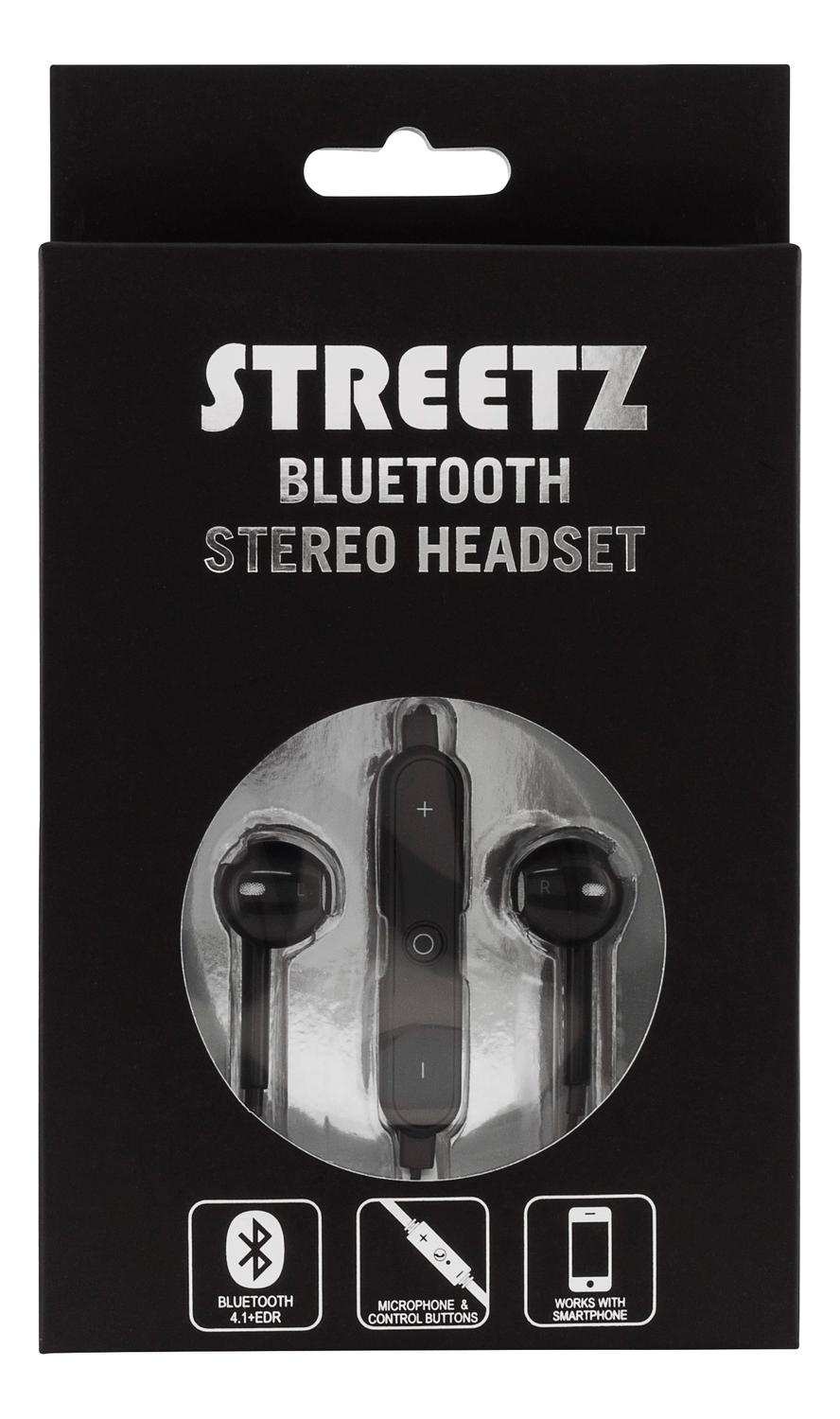 STREETZ Bluetooth in-ear headset, Bluetooth 4.1