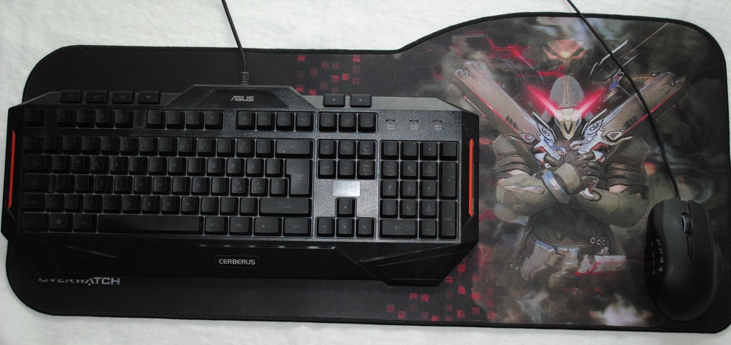 XL Overwatch  E-sport keyboard musmatta, storlek: 73x33/28 cm