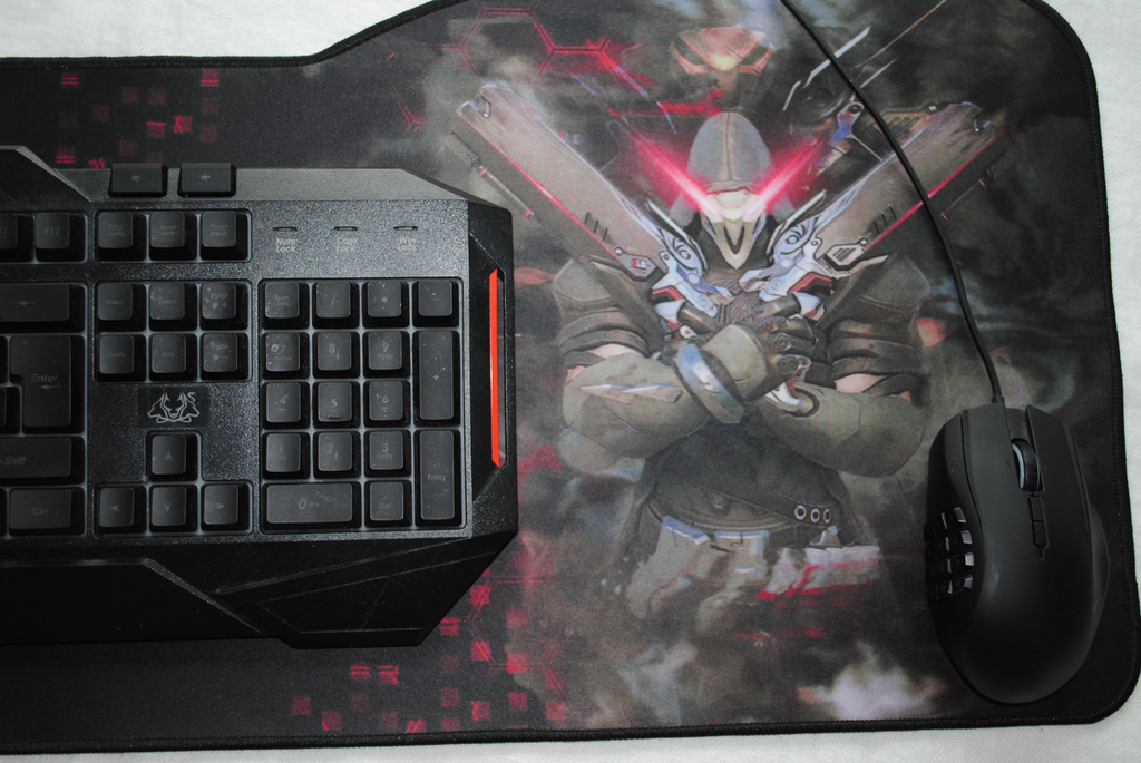 XL Overwatch  E-sport keyboard musmatta, storlek: 73x33/28 cm
